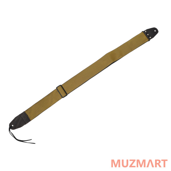 Mezzo MZ-RGE-7g Ремень для гитары, золото