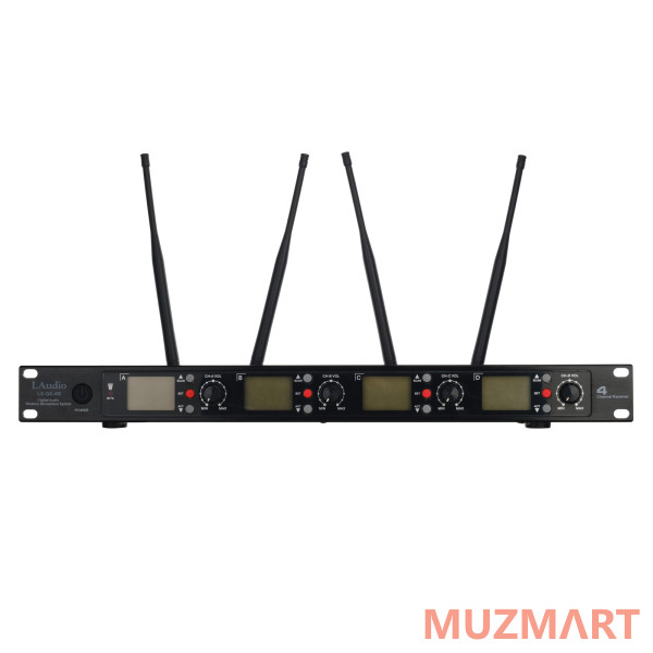 LAudio LS-Q6-4M Беспроводная микрофонная система, 4 ручных передатчика