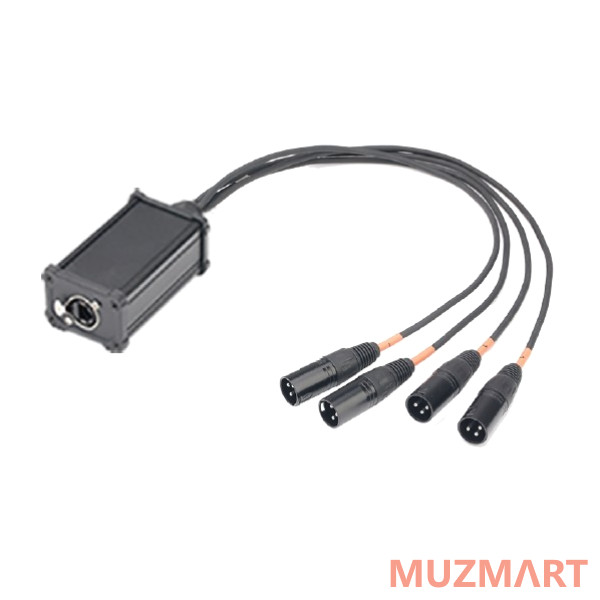 Soundking CXA031 DMX кабель, 4хXLR(3p)male - RJ-45