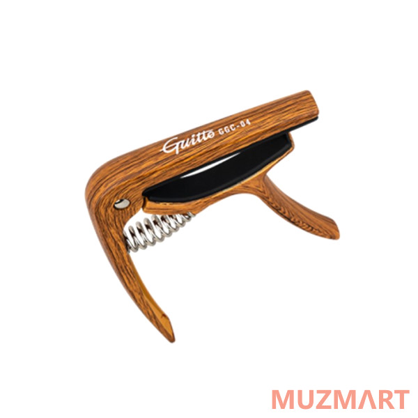 Guitto GGC-04-WOOD Каподастр для классической гитары, цвет древесины