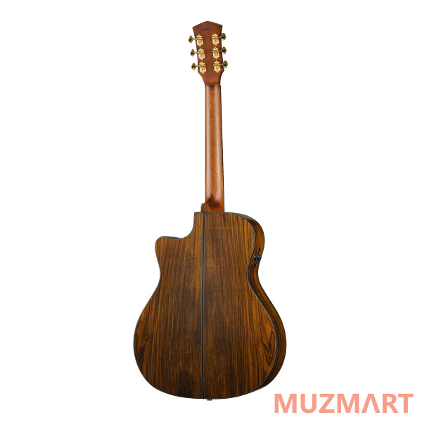 Cort Gold-A6-Bocote-WCASE-NAT Gold Series Электроакустическая гитара с чехлом