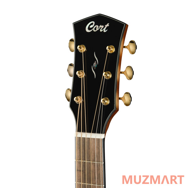 Cort Gold-A6-Bocote-WCASE-NAT Gold Series Электроакустическая гитара с чехлом