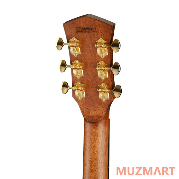 Cort Gold-A6-Bocote-WCASE-NAT Gold Series Электроакустическая гитара с чехлом