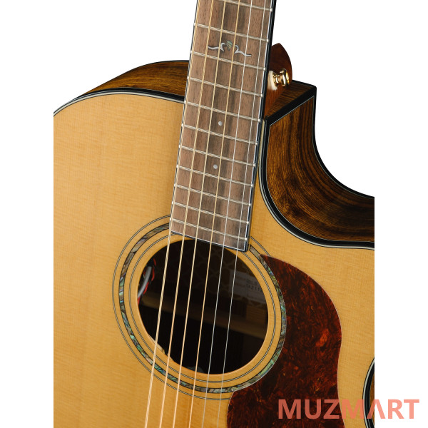 Cort Gold-A6-Bocote-WCASE-NAT Gold Series Электроакустическая гитара с чехлом