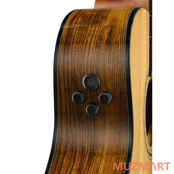 Cort Gold-A6-Bocote-WCASE-NAT Gold Series Электроакустическая гитара с чехлом