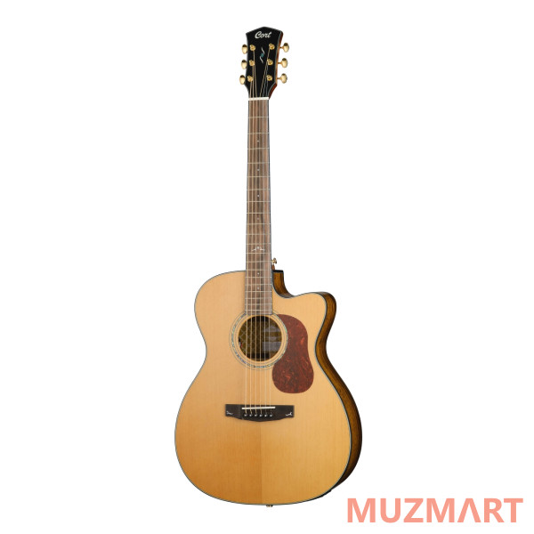 Cort Gold-OC6-Bocote-WCASE-NAT Gold Series Электроакустическая гитара с чехлом