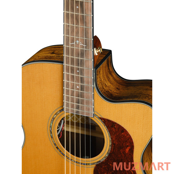 Cort Gold-OC6-Bocote-WCASE-NAT Gold Series Электроакустическая гитара с чехлом