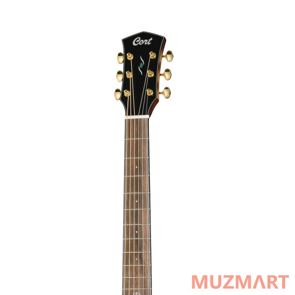 Cort Gold-OC6-Bocote-WCASE-NAT Gold Series Электроакустическая гитара с чехлом