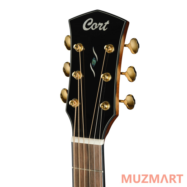 Cort Gold-OC6-Bocote-WCASE-NAT Gold Series Электроакустическая гитара с чехлом
