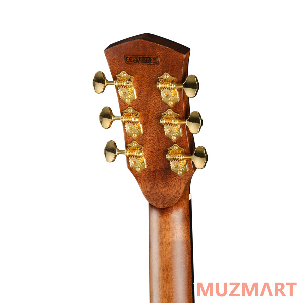 Cort Gold-OC6-Bocote-WCASE-NAT Gold Series Электроакустическая гитара с чехлом