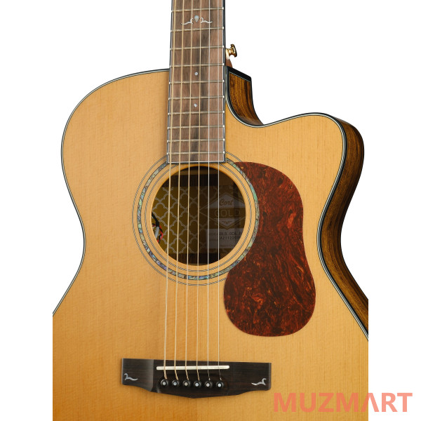 Cort Gold-OC6-Bocote-WCASE-NAT Gold Series Электроакустическая гитара с чехлом