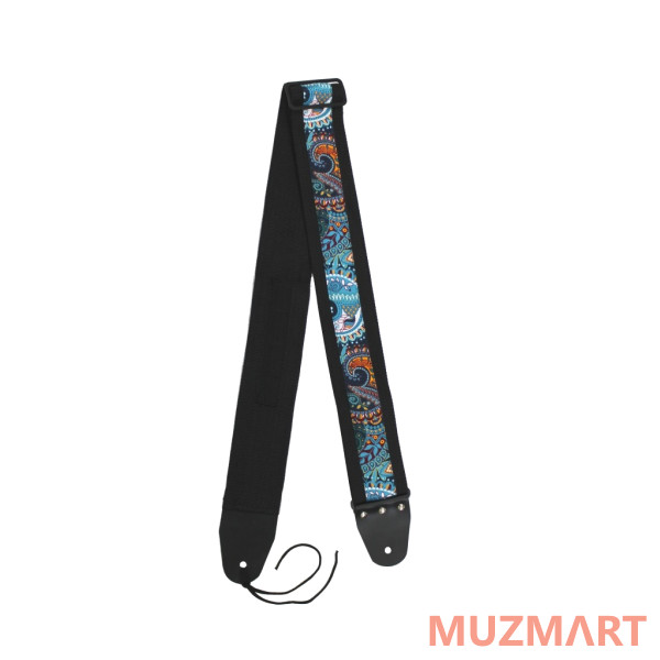Mezzo MZ-RGE-7et1 Ремень для гитары, этнос1