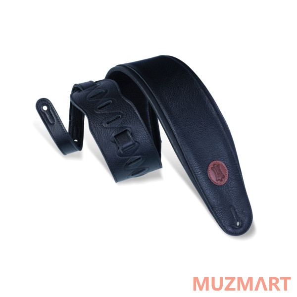 Levy's MSS2-4-XL-BLK Signature Series Ремень для гитары, кожаный, черный