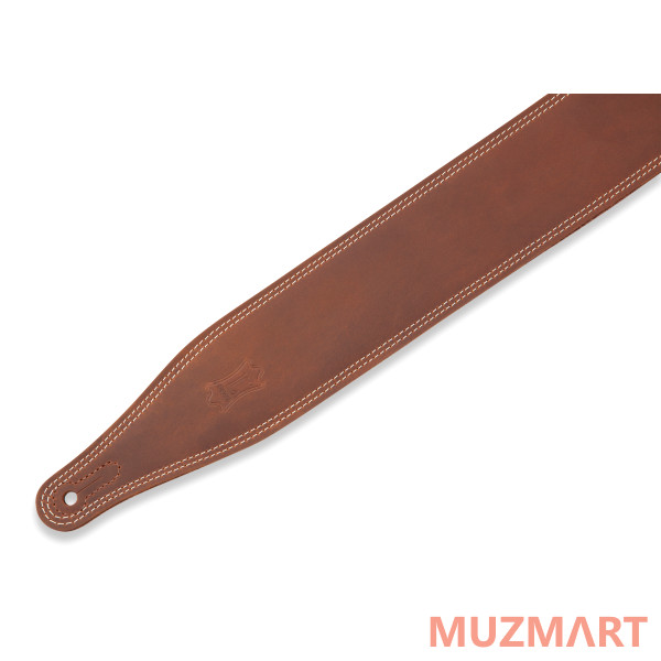 Levy's M17BDS-BRN Deluxe Series Ремень для гитары, кожаный, коричневый