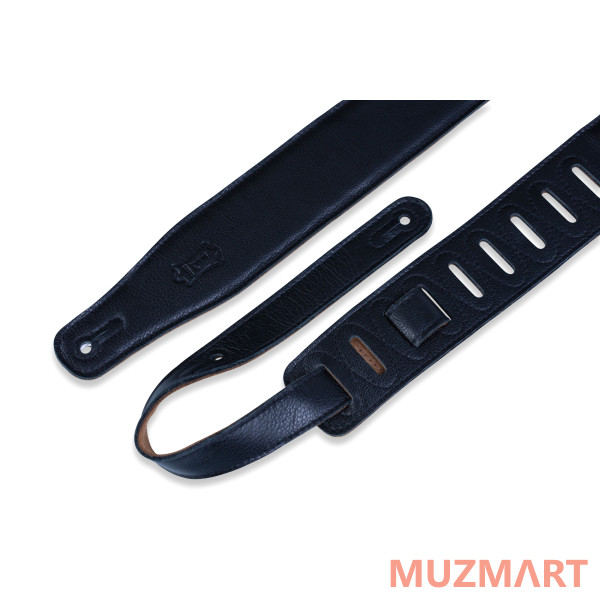 Levy's M26GF-BLK Classics Series Ремень для гитары, кожаный, черный