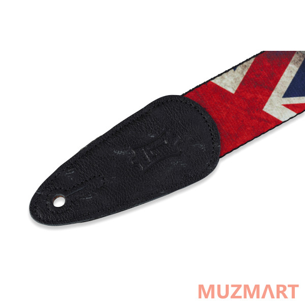 Levy's MDP-UK Print Series Ремень для гитары, британский флаг