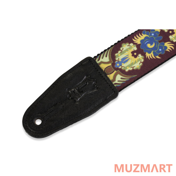 Levy's MP-25 Print Series Ремень для гитары, полиэстер, цветочные мотивы