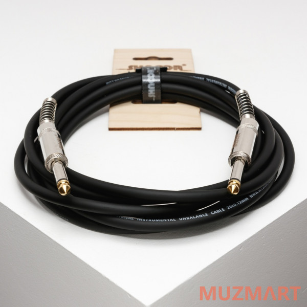 SHNOOR IC124-JMeJMe-1m Кабель инструментальный, 6.35мм моно, 1м