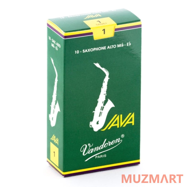 Vandoren SR261 JAVA Трости для саксофона альт No 1,0 (10шт)