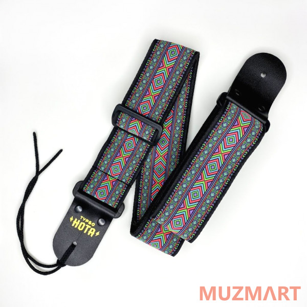 1221 TN5-001-RGB Ремень для гитары, жаккардовый