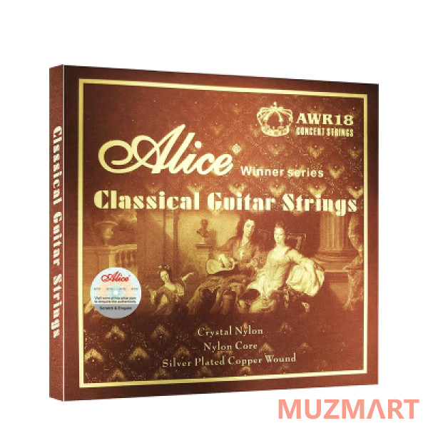 Alice AWR18-N Комплект струн для классической гитары, среднее натяжение