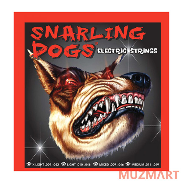 Snarling Dogs SDN10 Комплект струн для электрогитары, никелированные, 10-46