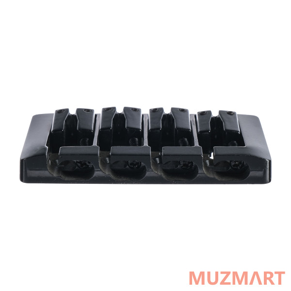 Metallor BB-08-BK Бридж (струнодержатель) бас-гитары, черный
