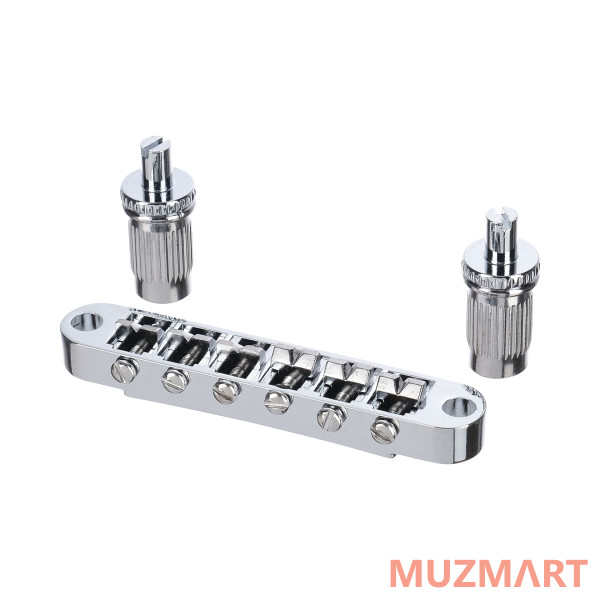 Metallor BM-02-CR Бридж Tune-O-Matic, хром