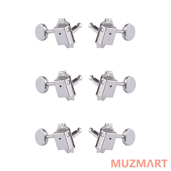Metallor J-45-CR-3+3 Колки для гитары 3+3, хром