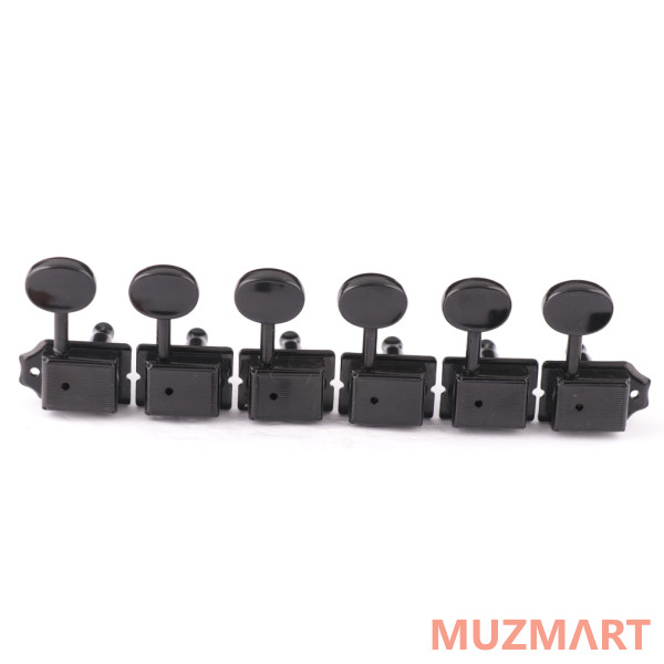 Metallor J-55-BK-6 Колки для гитары 6л, черные