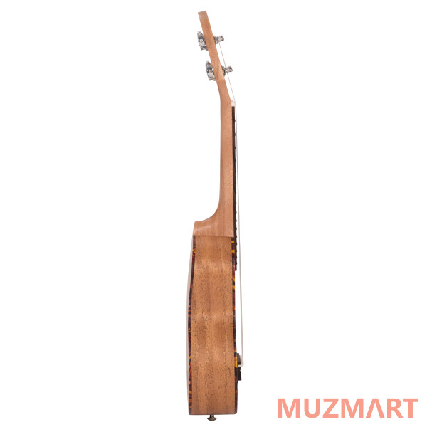 Cascha HH-2026L Mahogany Series Укулеле сопрано, леворукая, с чехлом, цвет натуральный