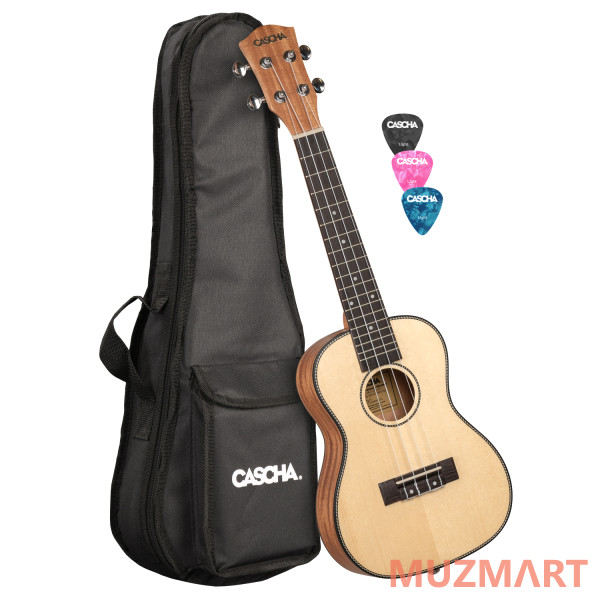 Cascha HH-2154 Spruce Series Укулеле тенор, с чехлом