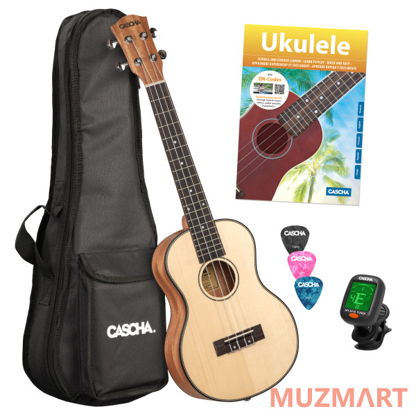 Cascha HH-2155 Spruce Series Укулеле тенор, с чехлом