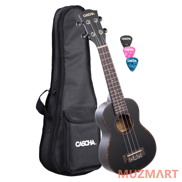 Cascha HH-2262 Mahogany Series Укулеле сопрано, с чехлом