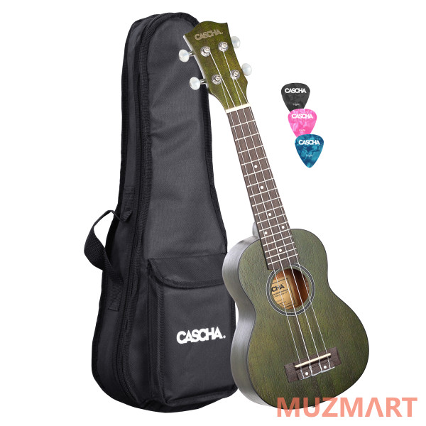Cascha HH-2265 Mahogany Series Укулеле сопрано, с чехлом