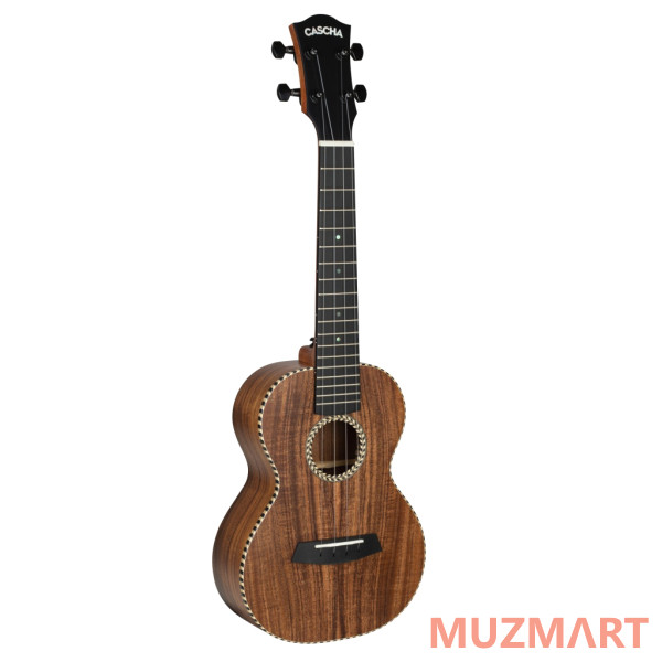Cascha HH-2310 Acacia Series Укулеле концертная, с чехлом, цвет натуральный