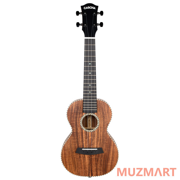 Cascha HH-2310 Acacia Series Укулеле концертная, с чехлом, цвет натуральный