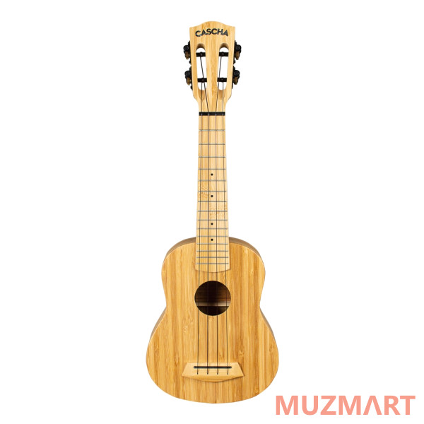Cascha HH-2312 Bamboo Series Укулеле сопрано, с чехлом