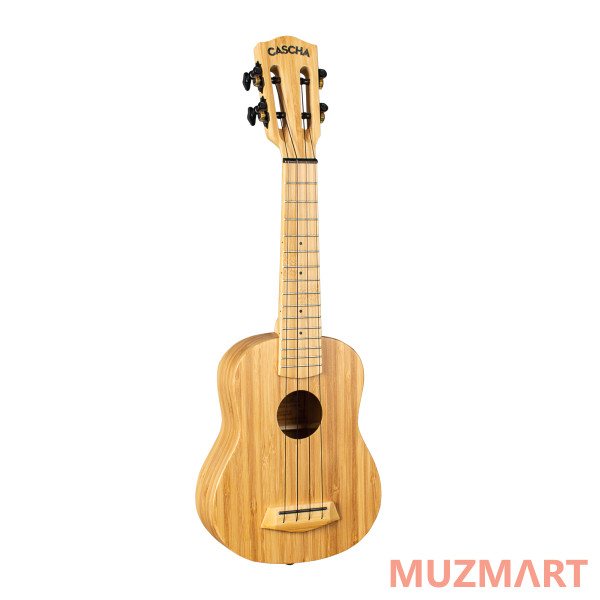 Cascha HH-2312 Bamboo Series Укулеле сопрано, с чехлом