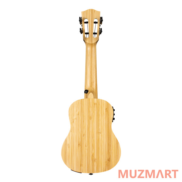 Cascha HH-2312E Bamboo Series Укулеле сопрано со звукоснимателем, с чехлом