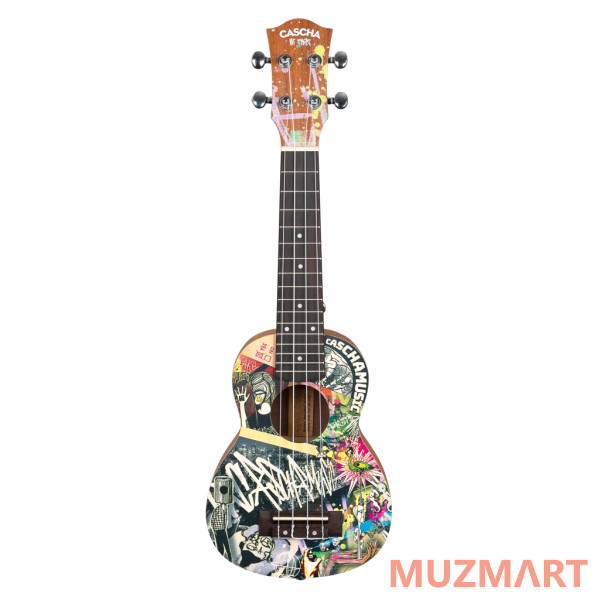 Cascha HH-2600 Art Series Укулеле сопрано, с чехлом