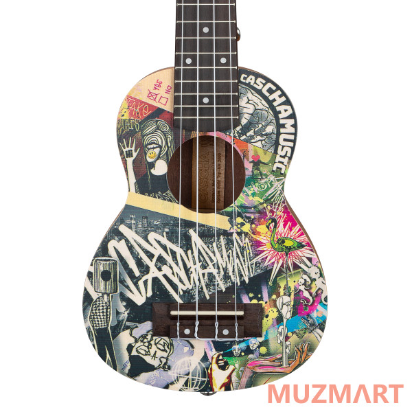 Cascha HH-2600 Art Series Укулеле сопрано, с чехлом