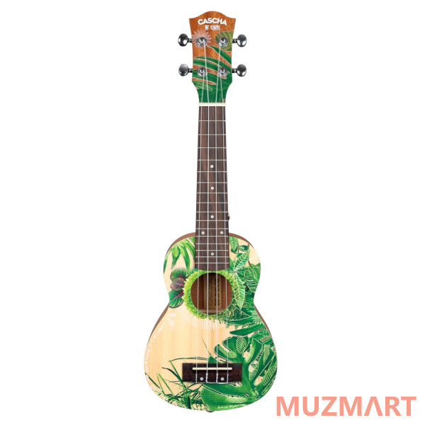 Cascha HH-2602 Art Series Укулеле сопрано, с чехлом