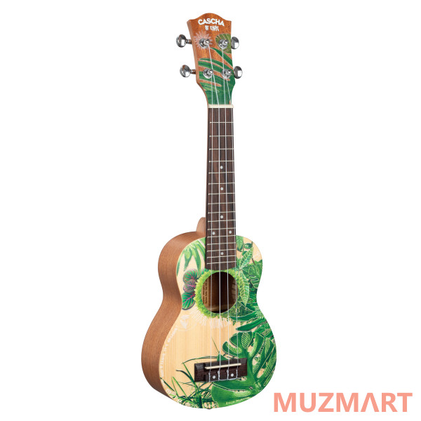 Cascha HH-2602 Art Series Укулеле сопрано, с чехлом