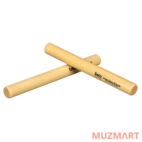 Sela SE-282 2-Tone Клавес 190+200мм, акация, двухтональный