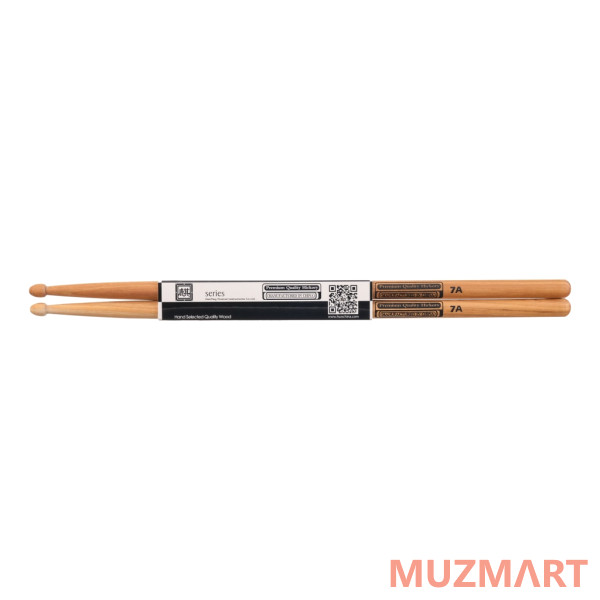 HUN 10103007 Natural Series QI 7A Барабанные палочки, орех гикори