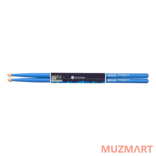 HUN 10104008 Colored Series Bluefire 7A BLUE Барабанные палочки, орех гикори