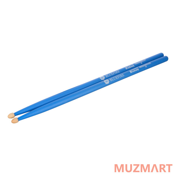 HUN 10104008 Colored Series Bluefire 7A BLUE Барабанные палочки, орех гикори