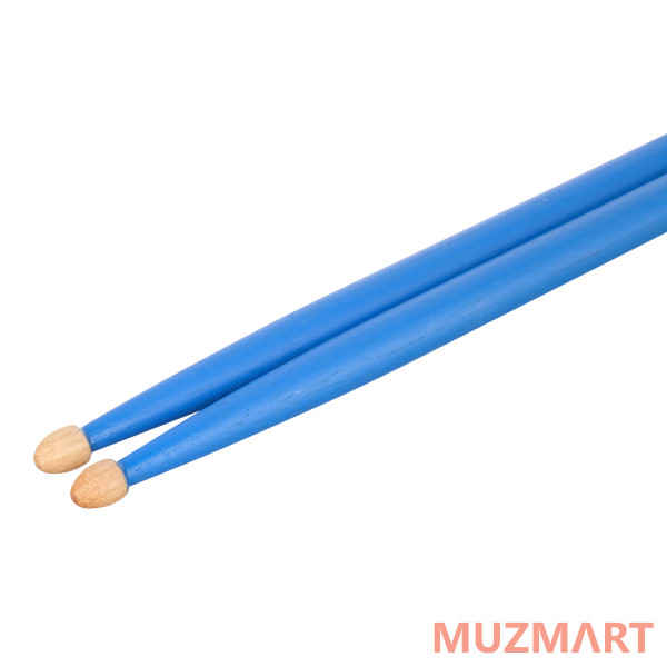 HUN 10104008 Colored Series Bluefire 7A BLUE Барабанные палочки, орех гикори