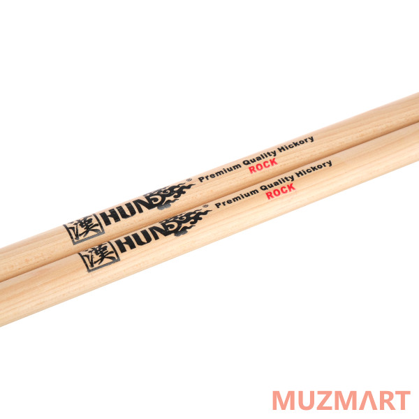 HUN 10101001025 Natural Series Rock Барабанные палочки, орех гикори